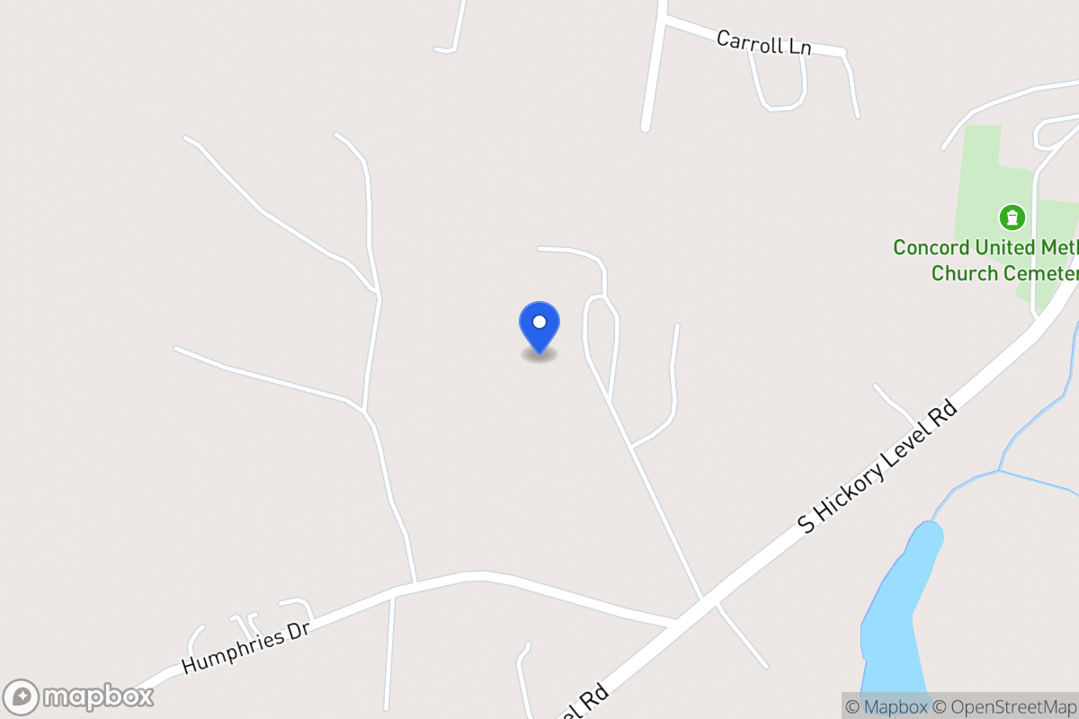 Map of 4450 S Hickory Level Rd