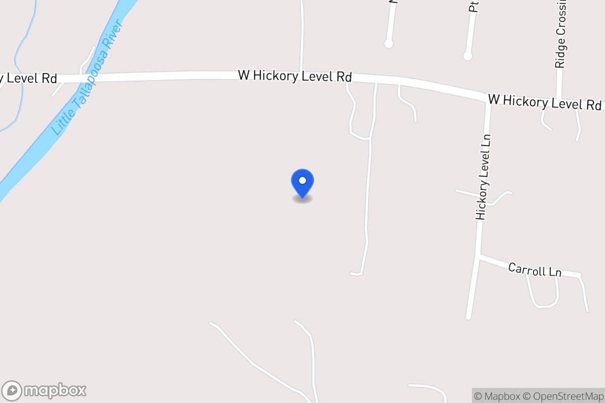 Map of Hickory Level Rd