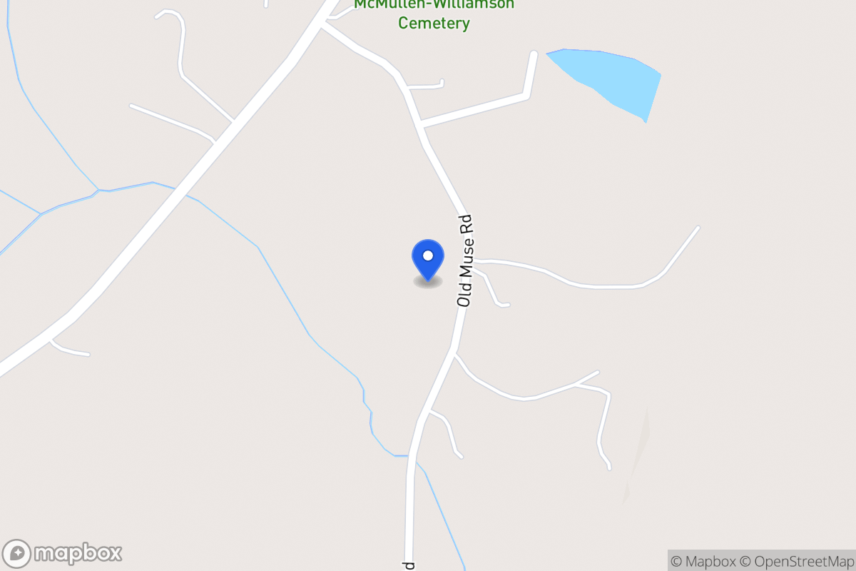 Map of 1140 Old Muse Rd
