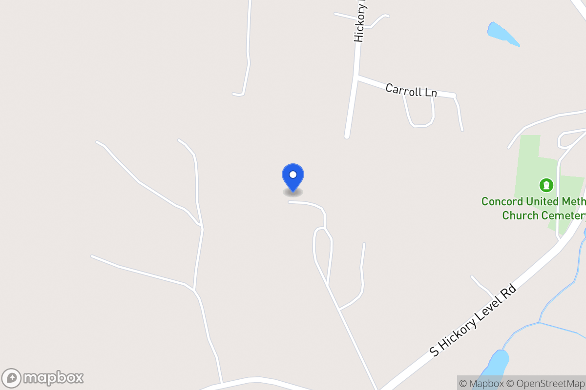 Map of 4454 S Hickory Level Rd