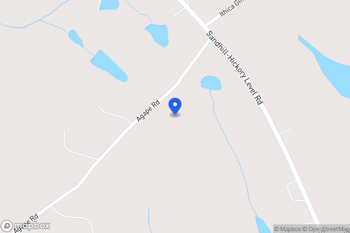 Map of 375 Sandhill Hickory Level Rd