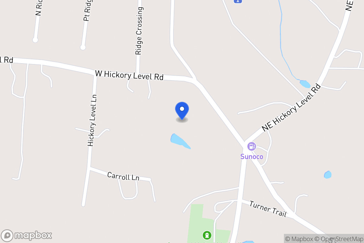 Map of 645 Hickory Level Rd