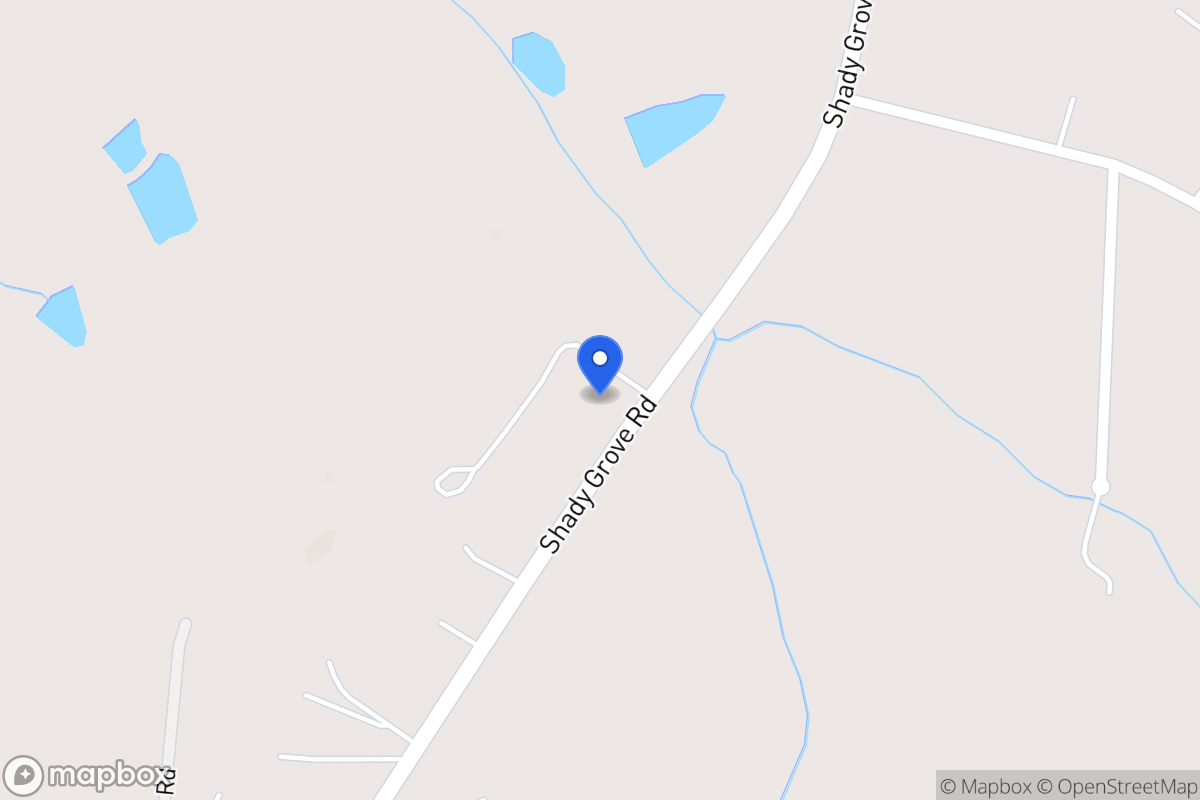 Map of 3474 Shady Grove Rd