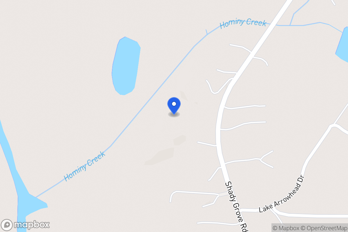 Map of 3822 Shady Grove Rd