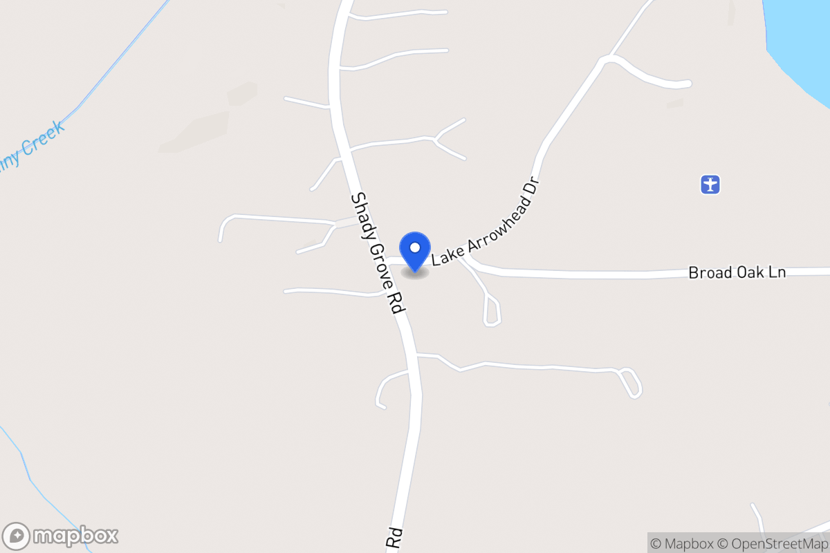 Map of 3771 Shady Grove Rd