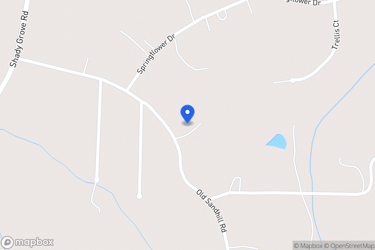 Map of 419 Old Sandhill Rd