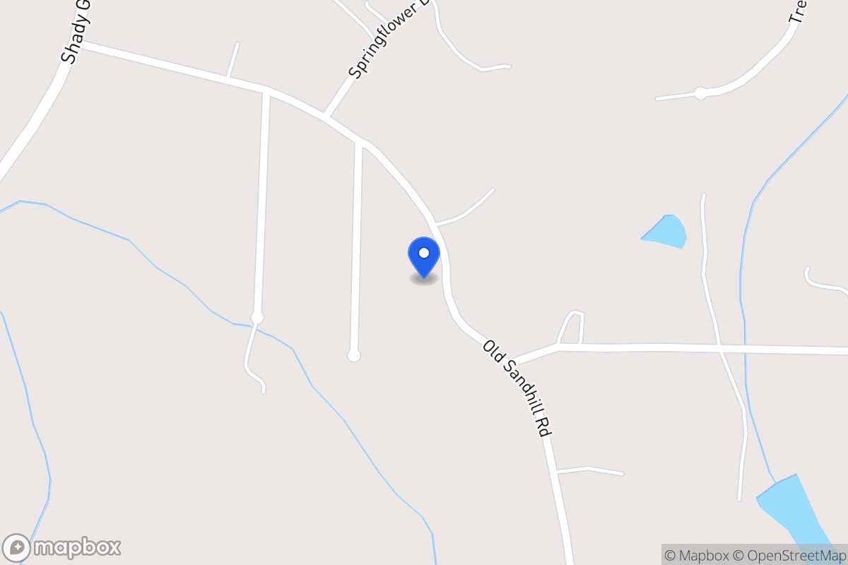 Map of 396 Old Sandhill Rd