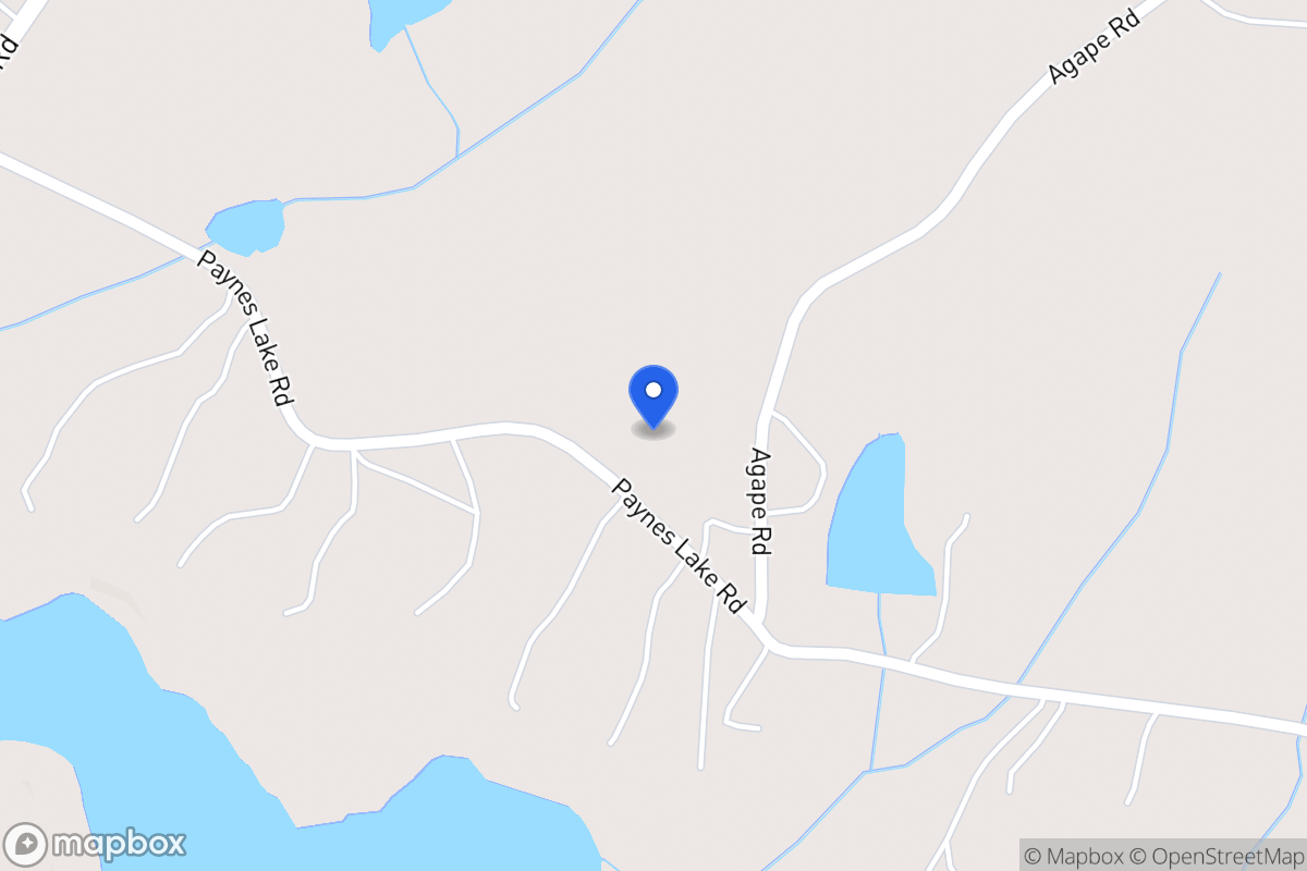 Map of 615 Paynes Lake Rd