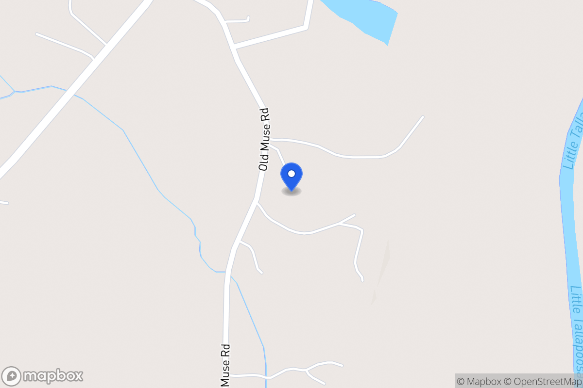 Map of 1095 Old Muse Rd