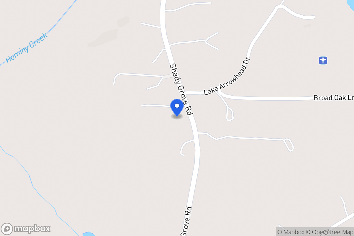 Map of 3750 Shady Grove Rd