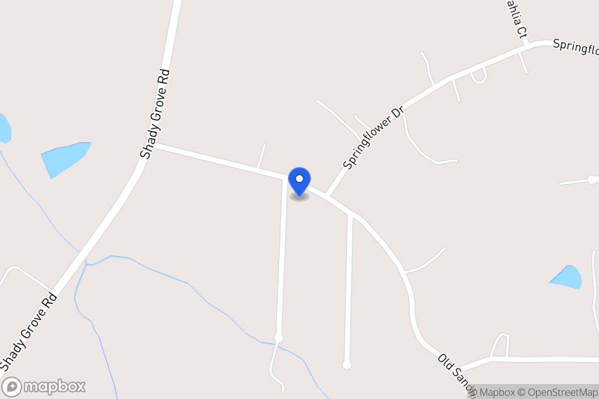 Map of Old Sandhill Rd