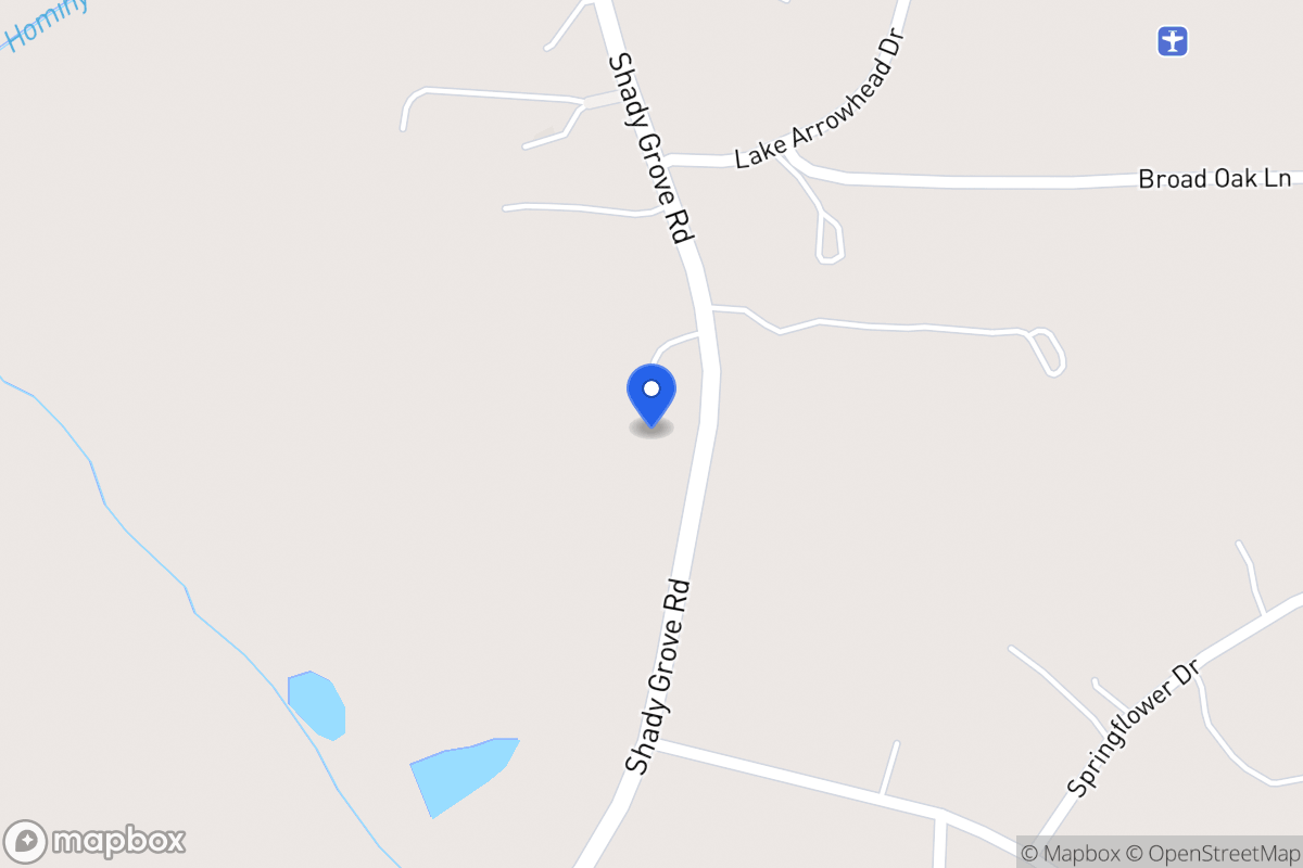 Map of 128 Shady Grove Rd