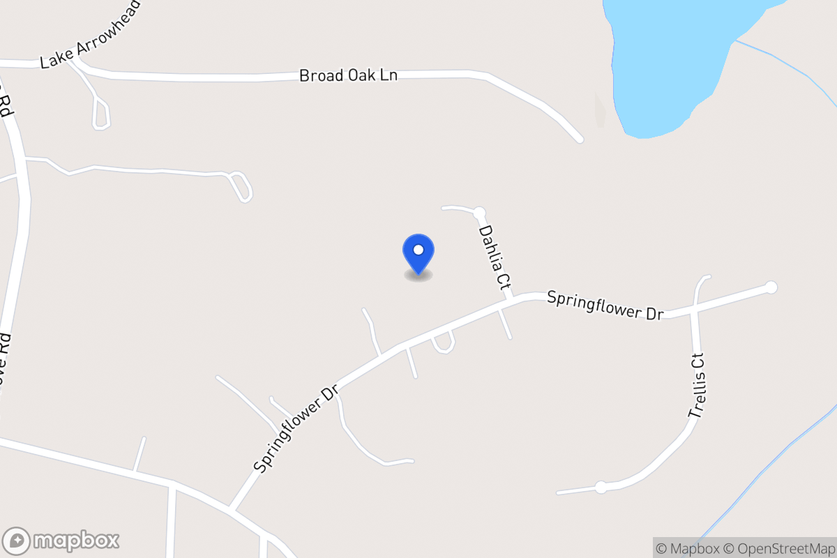 Map of 132 Springflower Dr