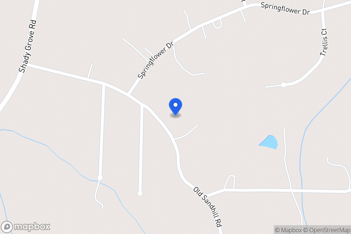 Map of 433 Old Sandhill Rd