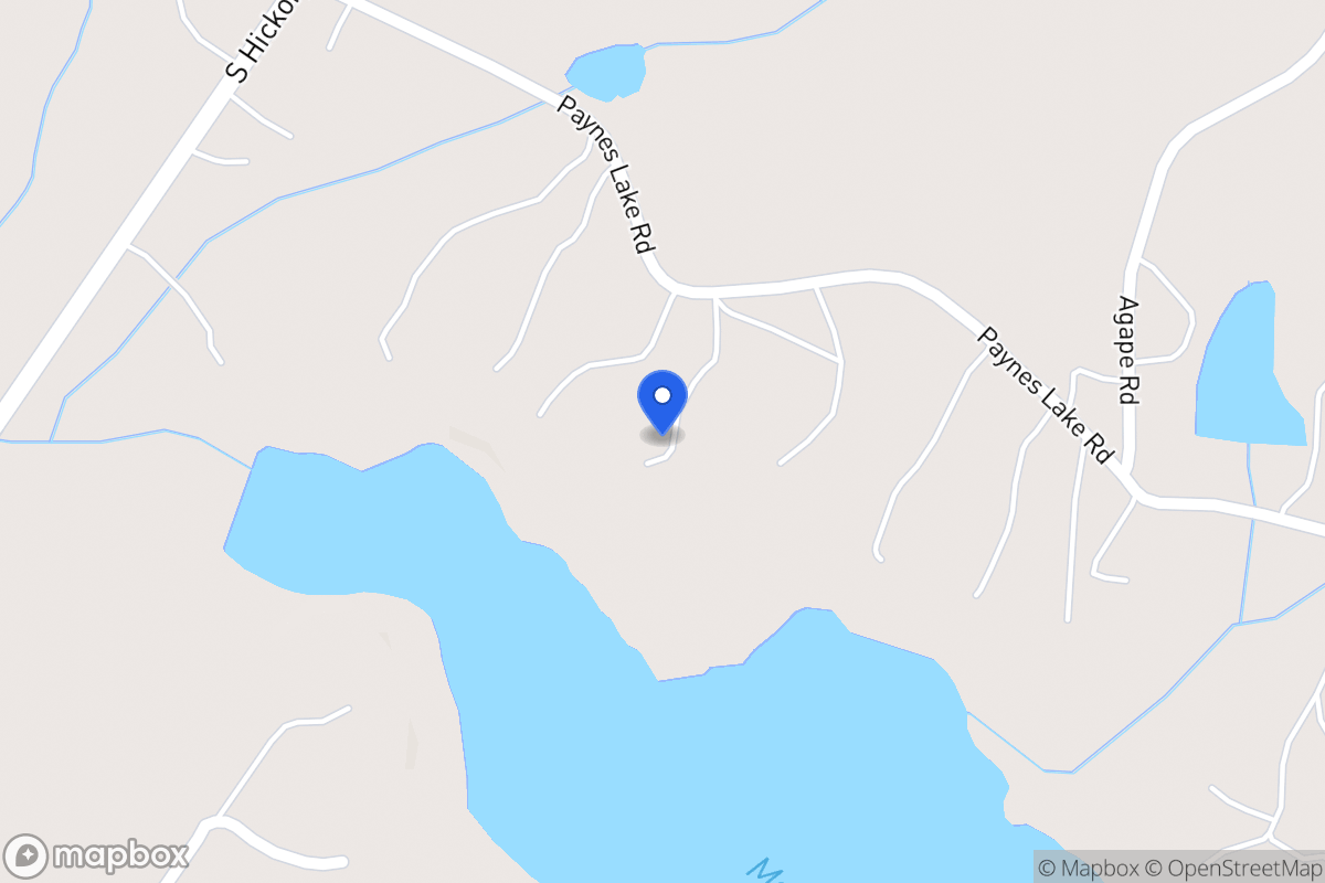 Map of 684 Paynes Lake Rd