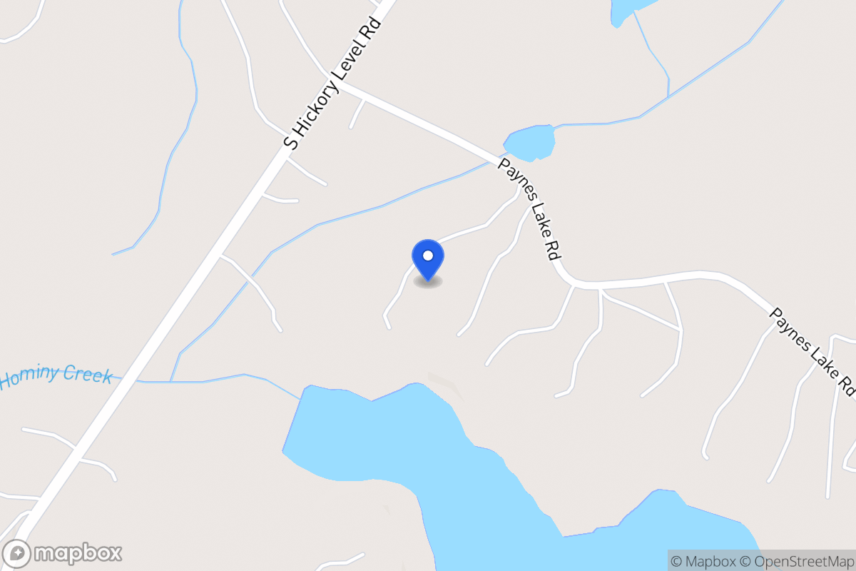 Map of 768 Paynes Lake Rd