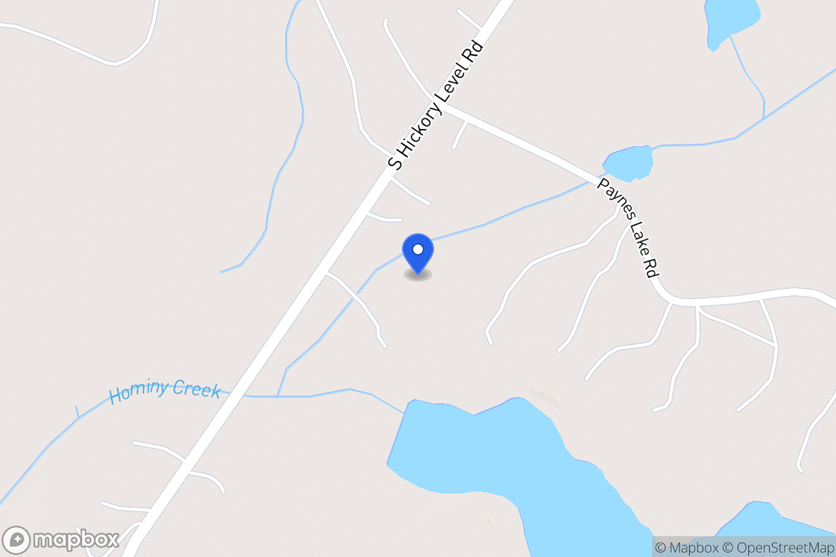 Map of 4137 S Hickory Level Rd