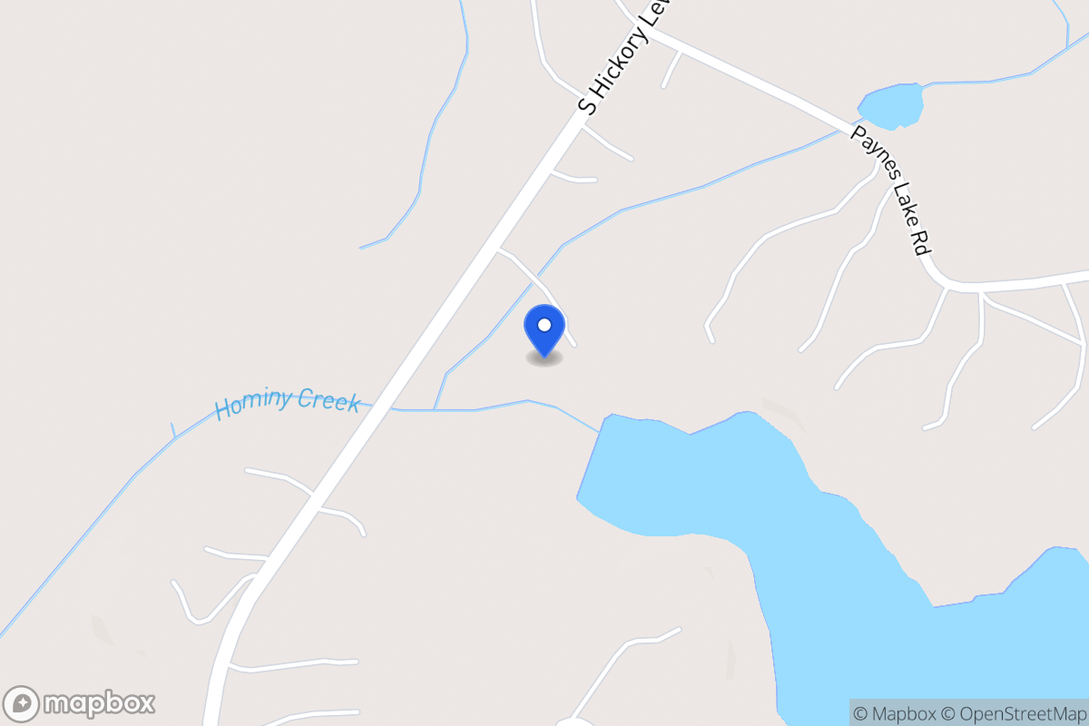 Map of 4105 S Hickory Level Rd