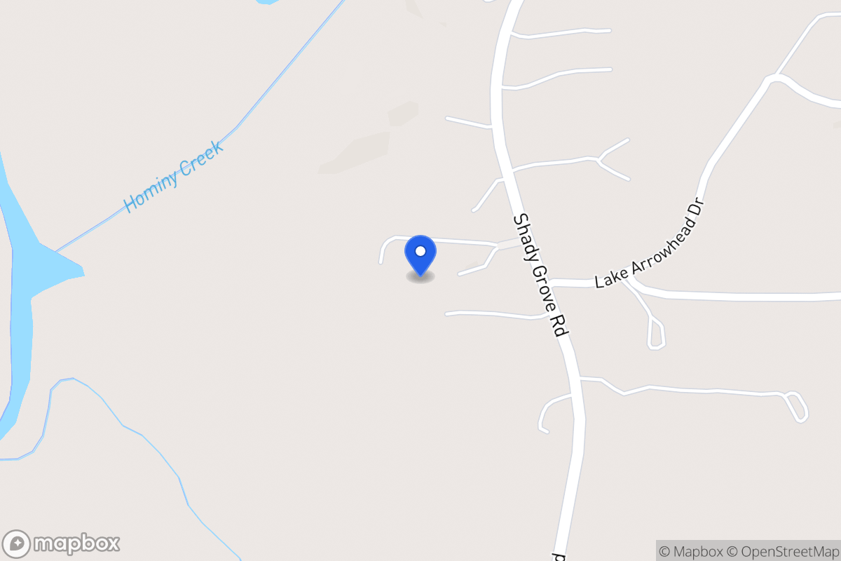 Map of 3794 Shady Grove Rd