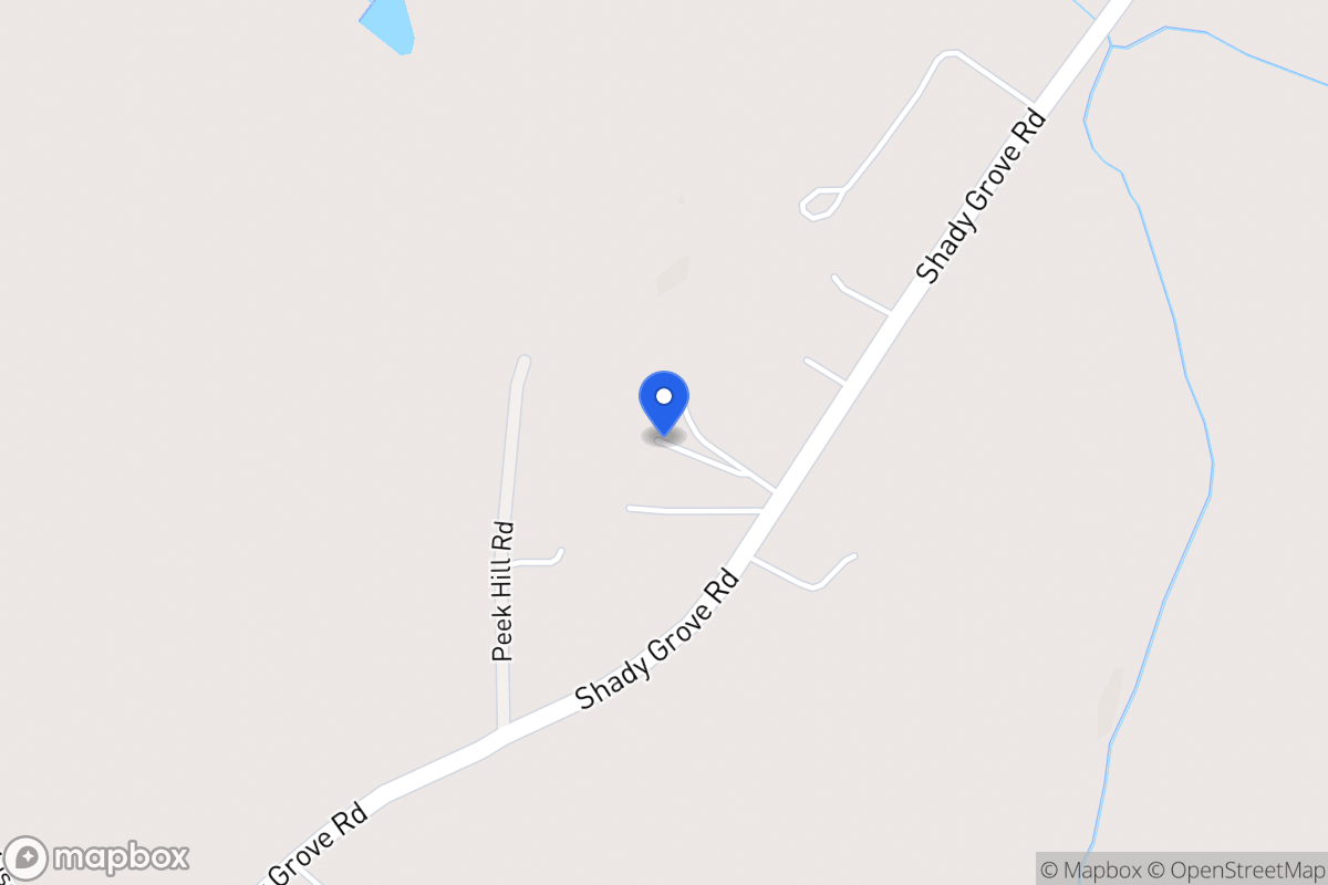 Map of 3350 Shady Grove Rd