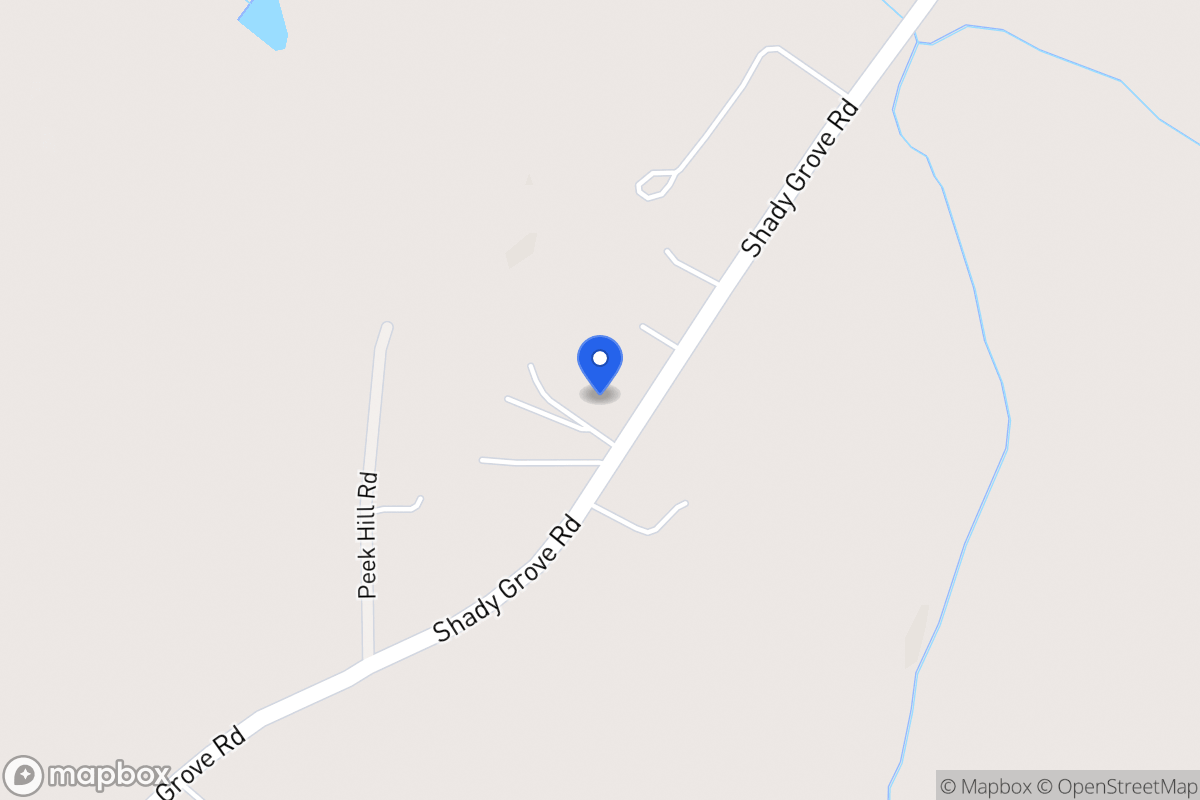 Map of 3356 Shady Grove Rd