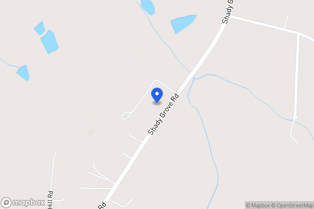Map of 3458 Shady Grove Rd