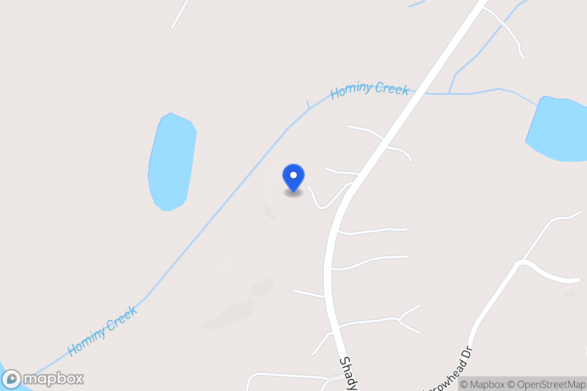 Map of 3846 Shady Grove Rd