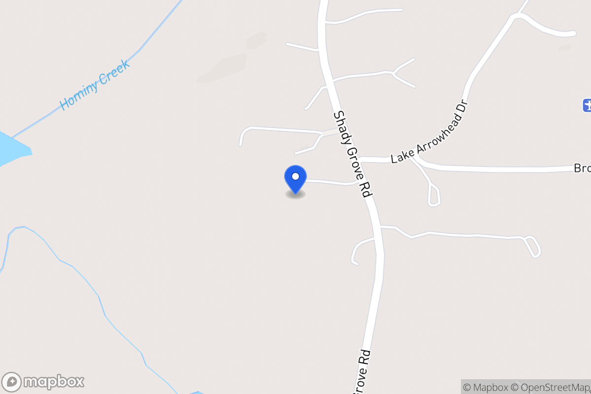 Map of 3764 Shady Grove Rd