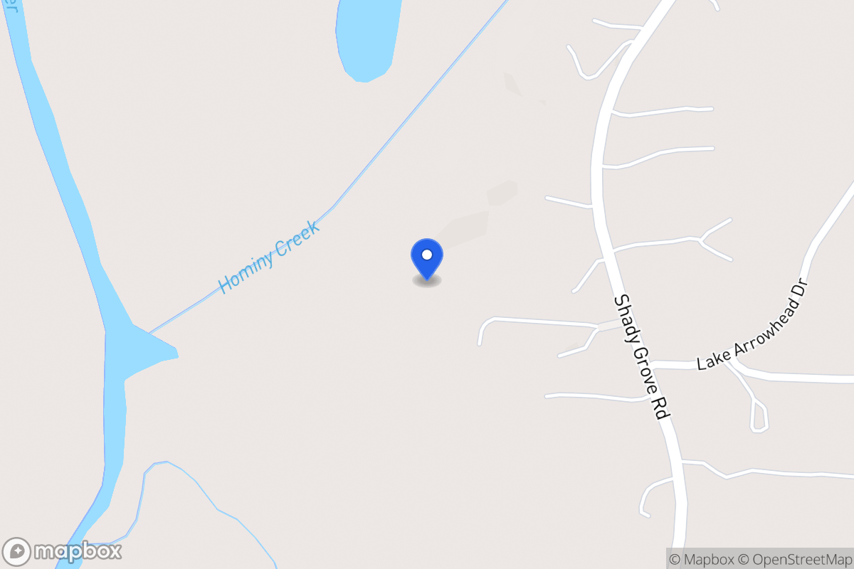 Map of 3798 Shady Grove Rd