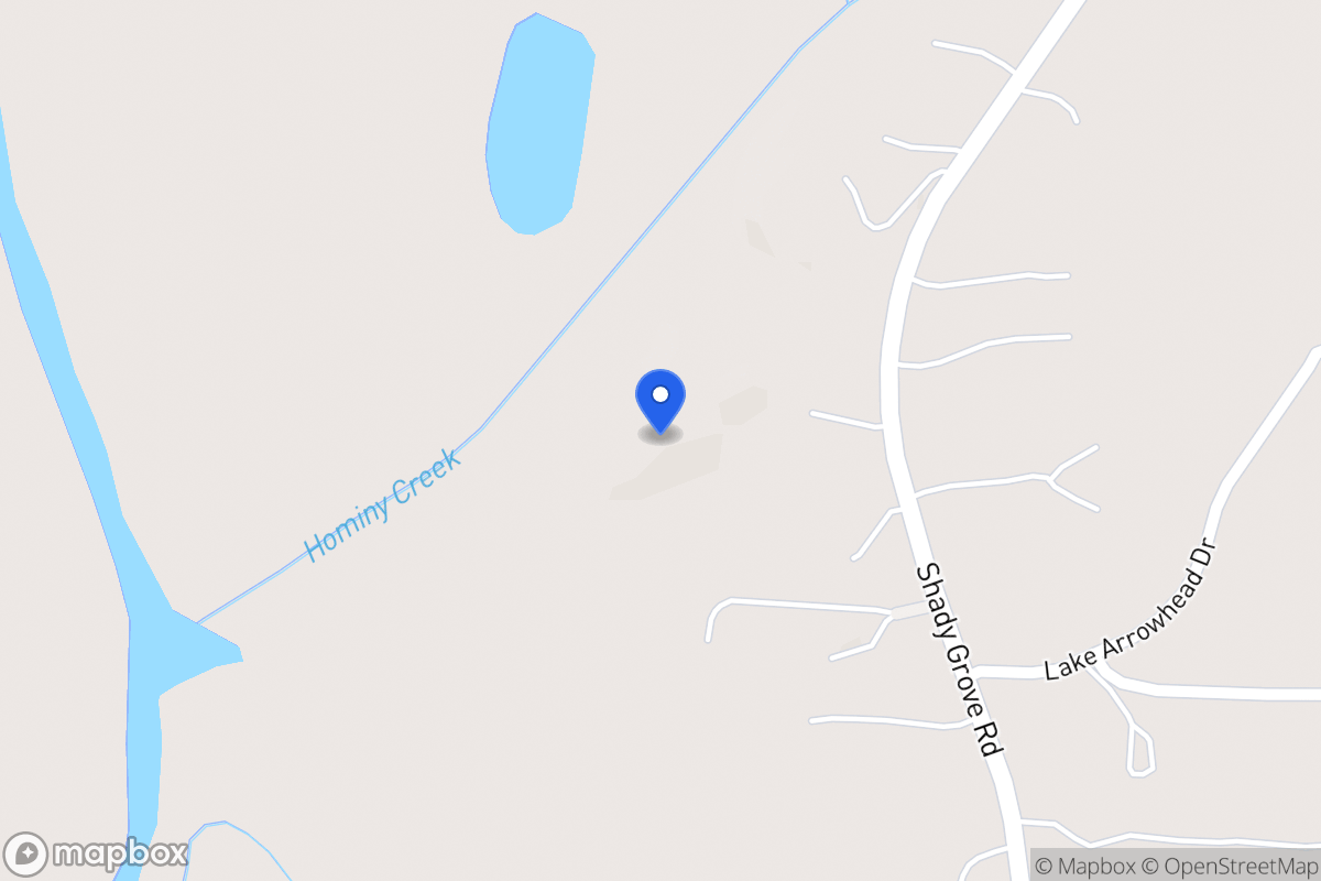 Map of 3808 Shady Grove Rd