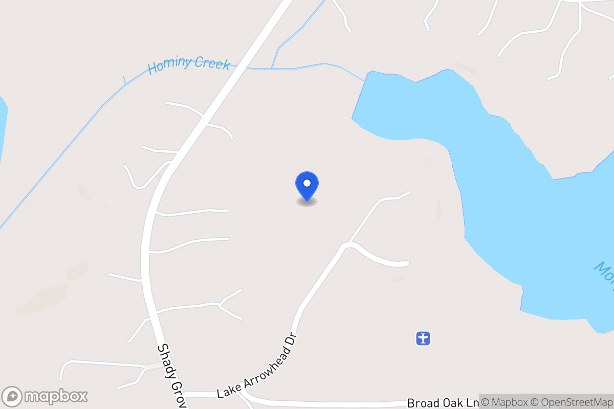 Map of 100 Lake Arrowhead Dr