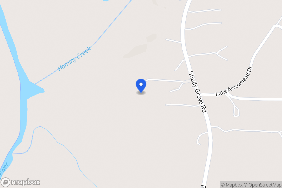Map of 3790 Shady Grove Rd