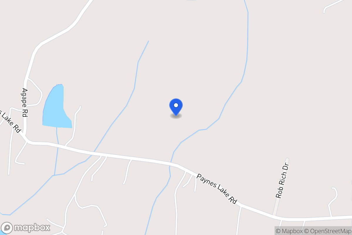 Map of 391 Paynes Lake Rd
