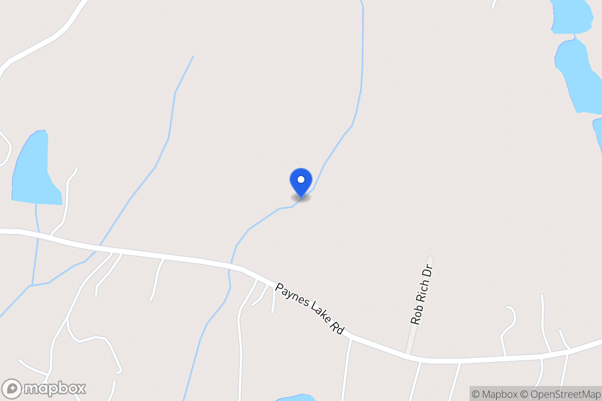 Map of 349 Paynes Lake Rd