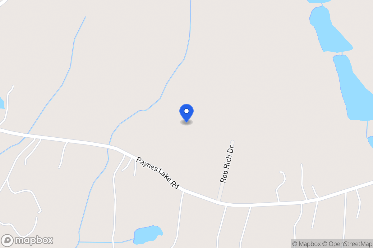 Map of 309 Paynes Lake Rd