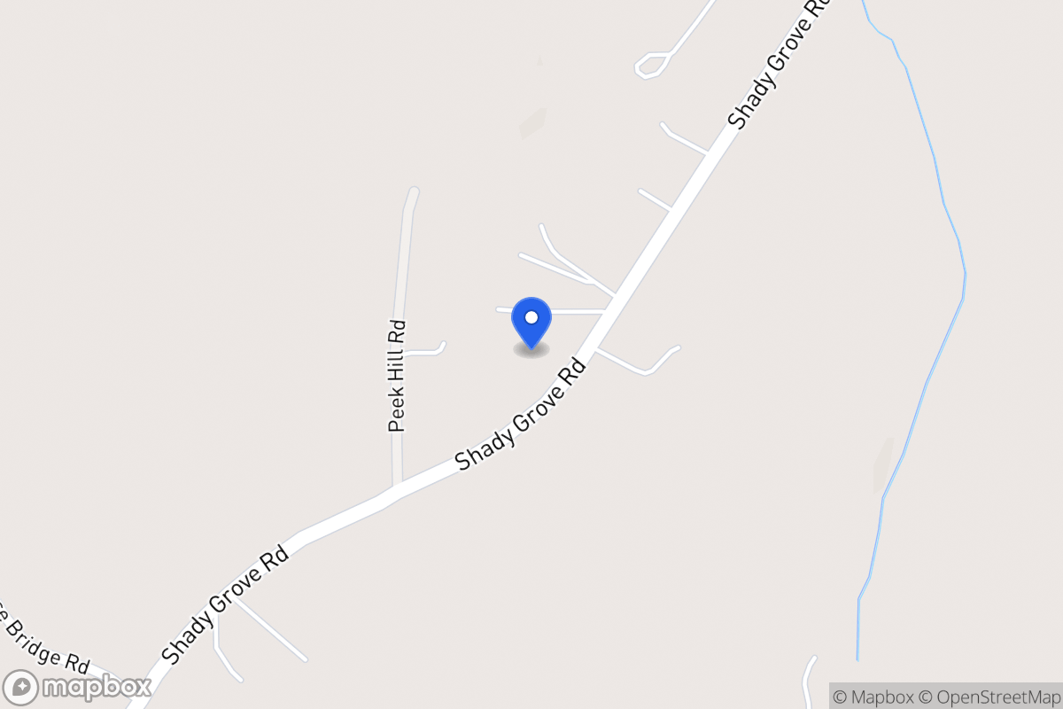 Map of 3302 Shady Grove Rd