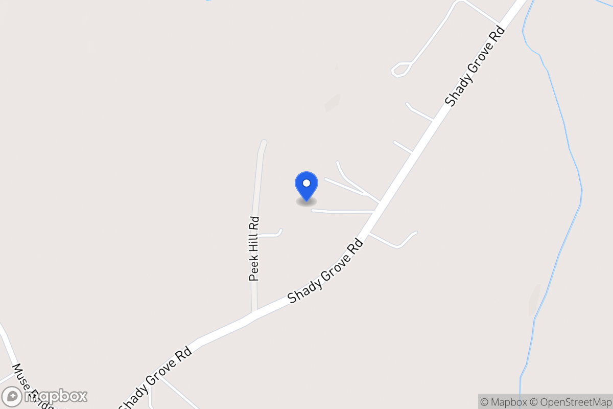 Map of 3338 Shady Grove Rd