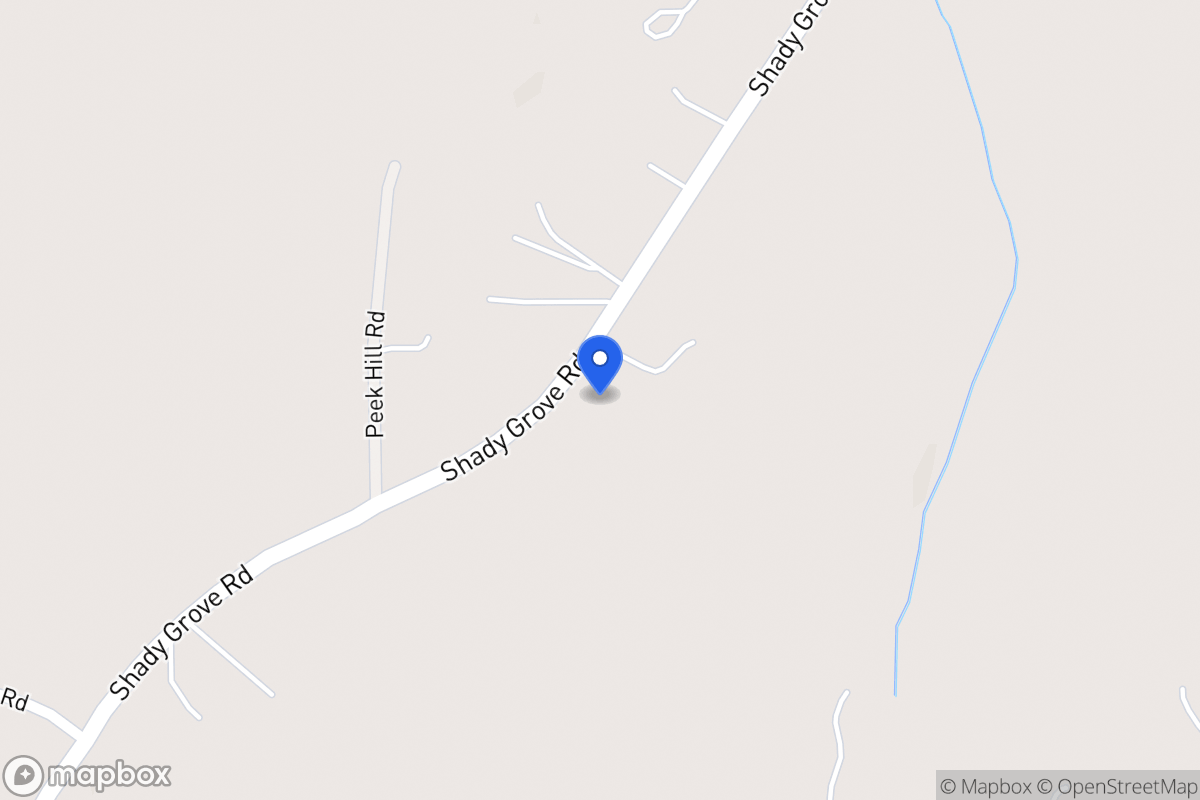 Map of 3313 Shady Grove Rd