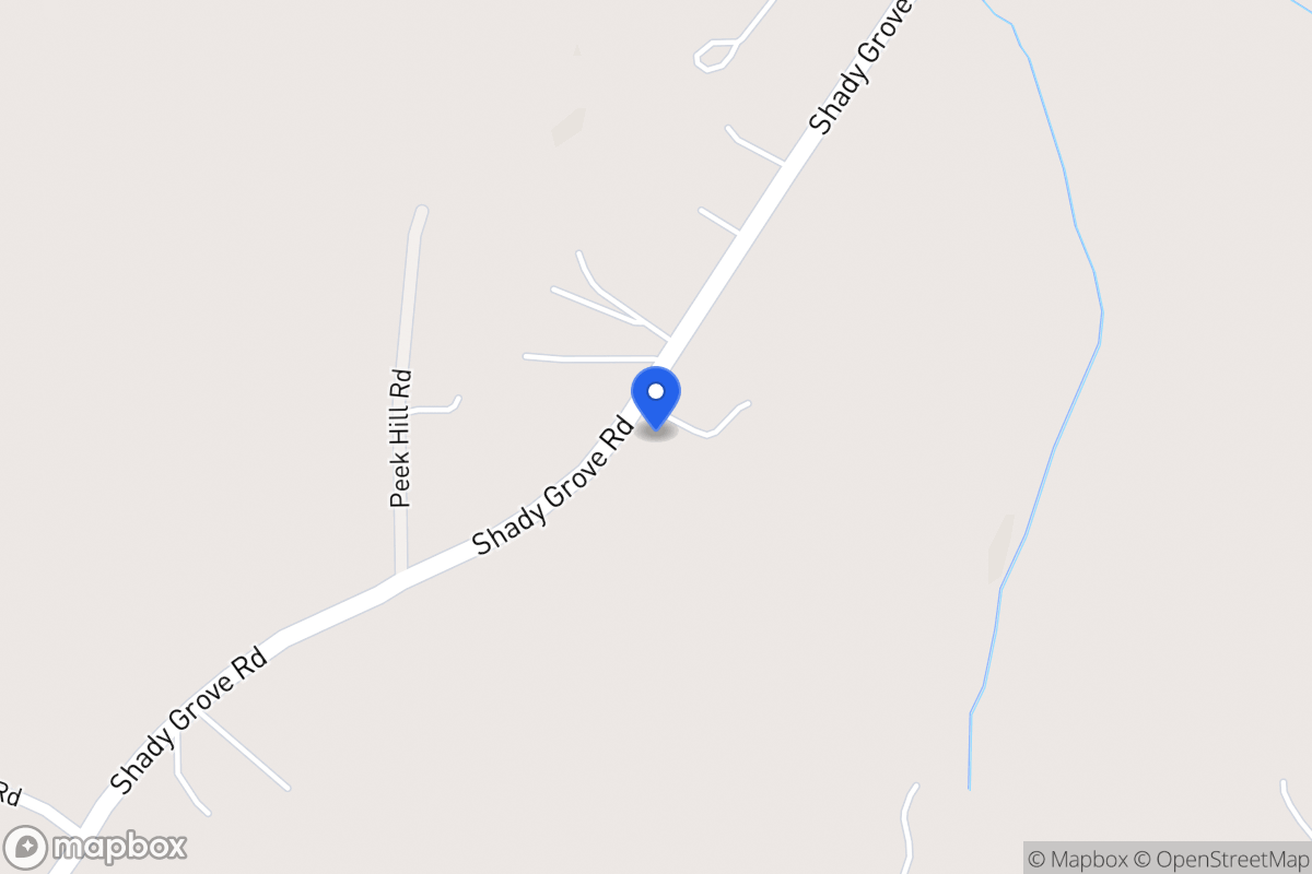 Map of 3319 Shady Grove Rd