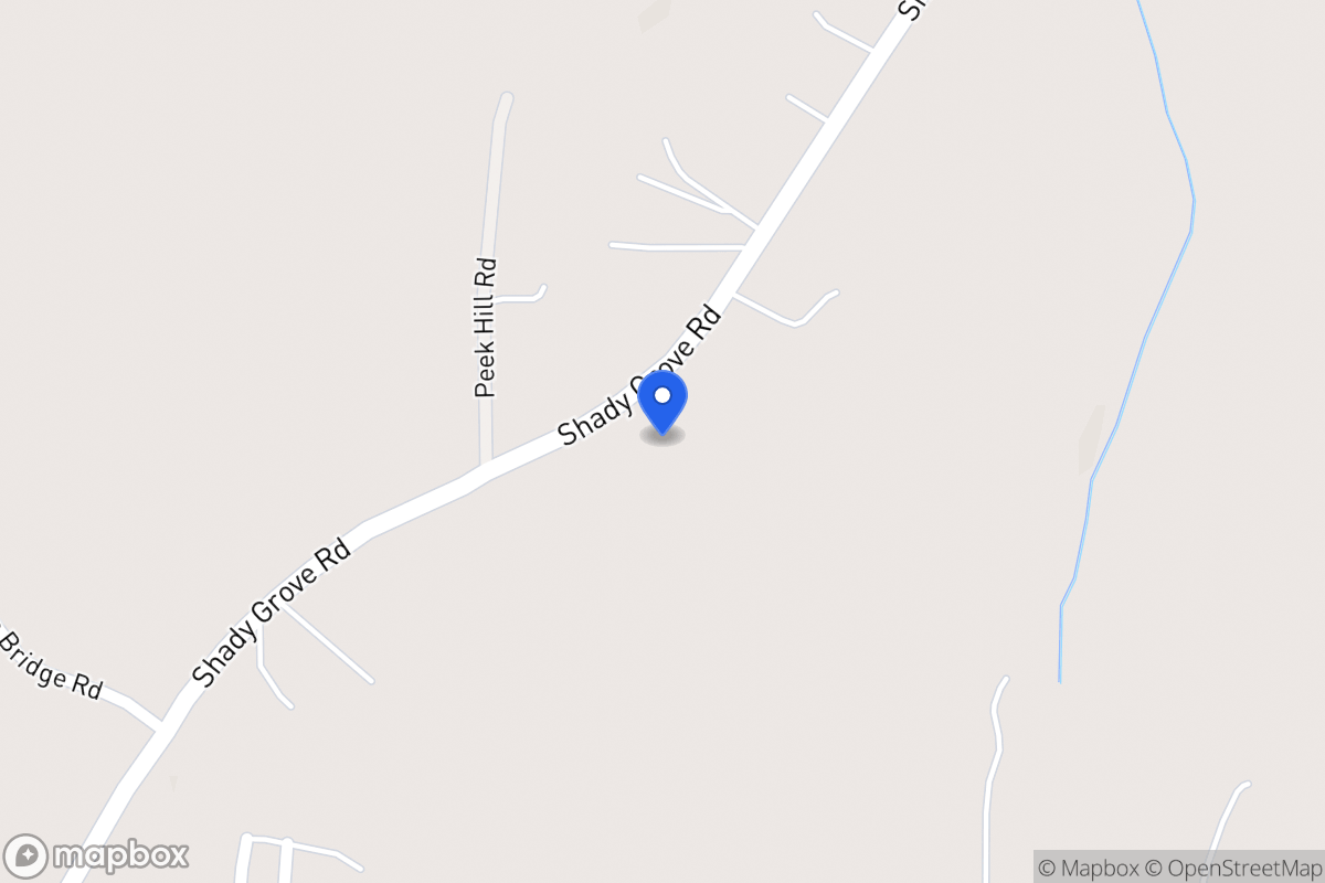 Map of 3279 Shady Grove Rd
