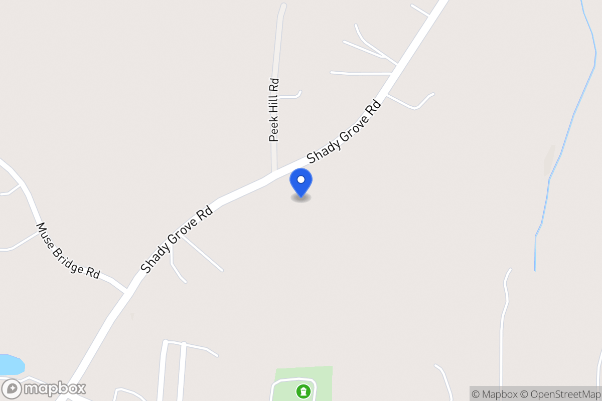 Map of 3245 Shady Grove Rd