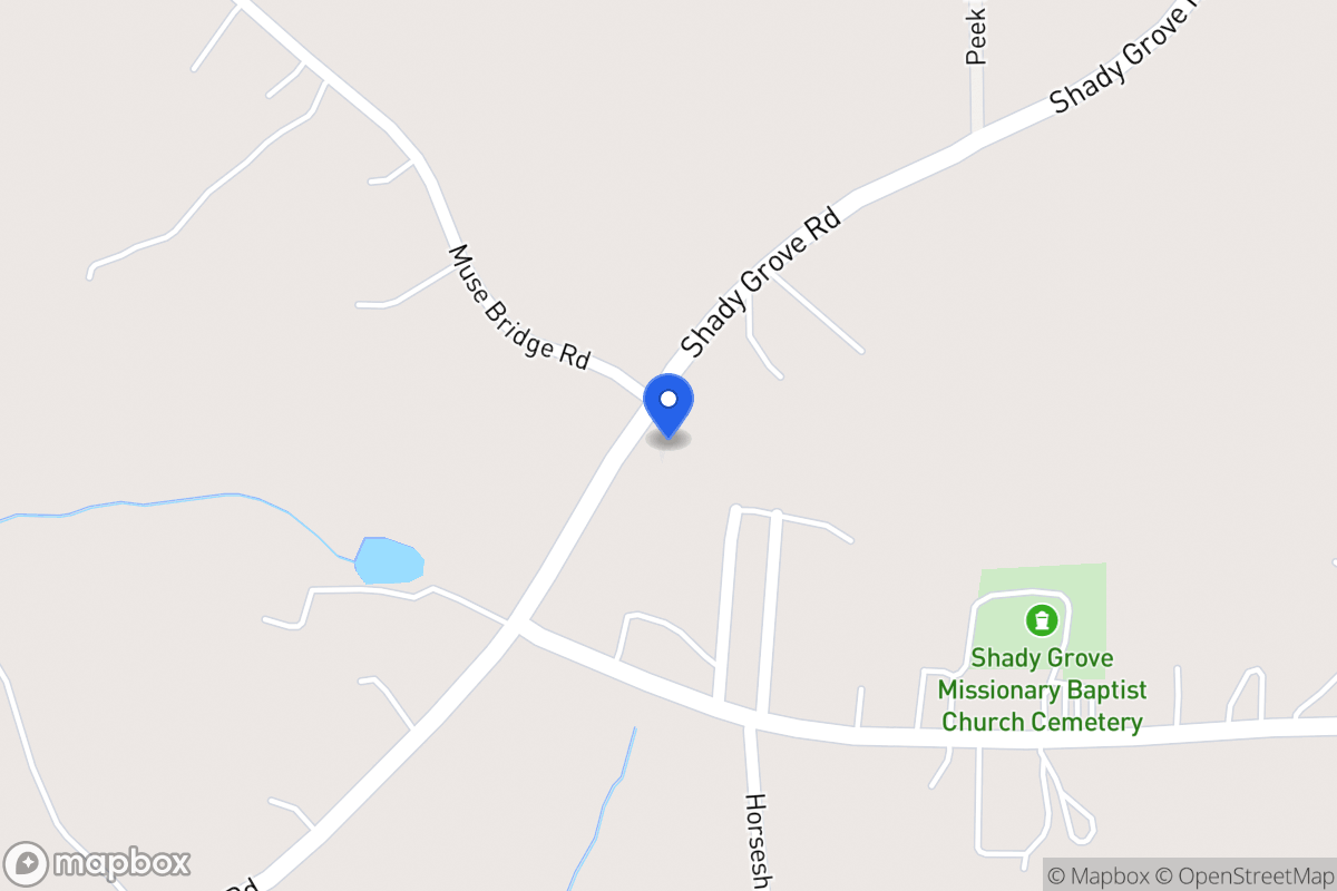 Map of 3097 Shady Grove Rd