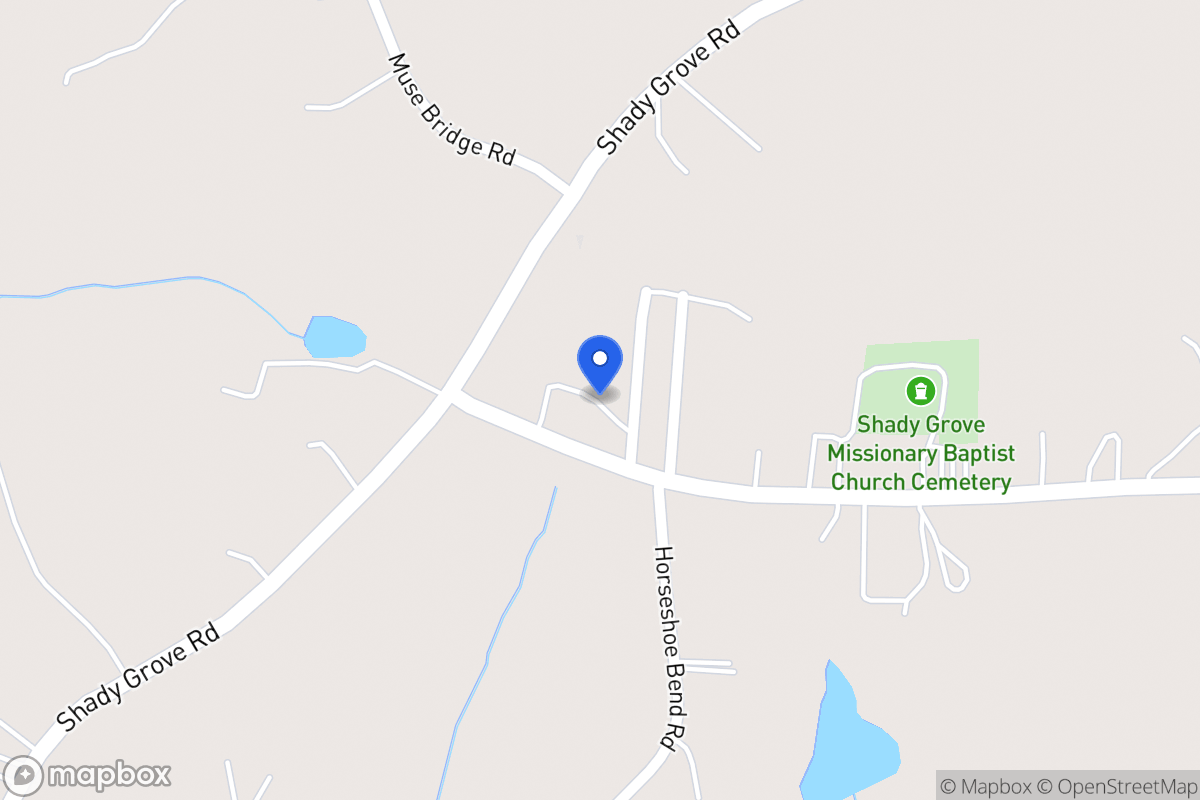 Map of 1401 Sandhill Shady Grove Rd