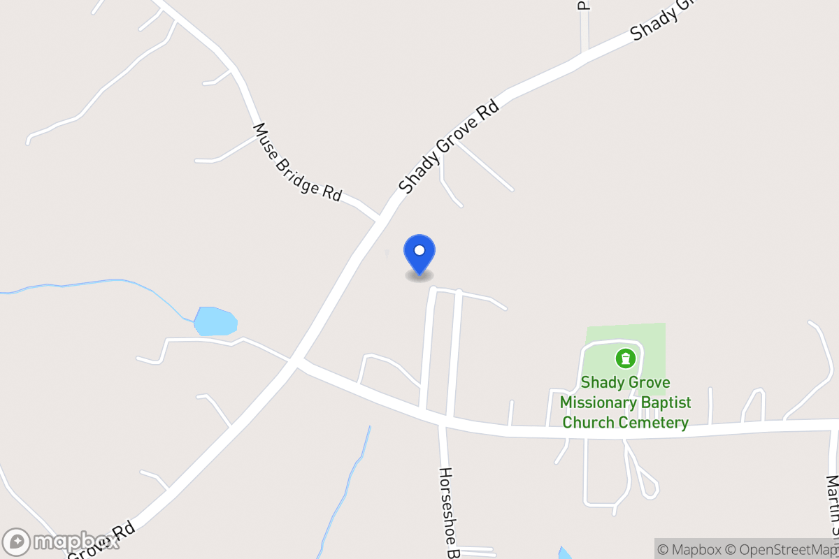 Map of 1395 Sandhill Shady Grove Rd