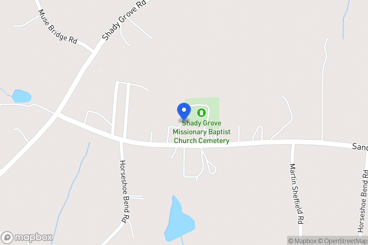 Map of 1293 Sandhill Shady Grove Rd