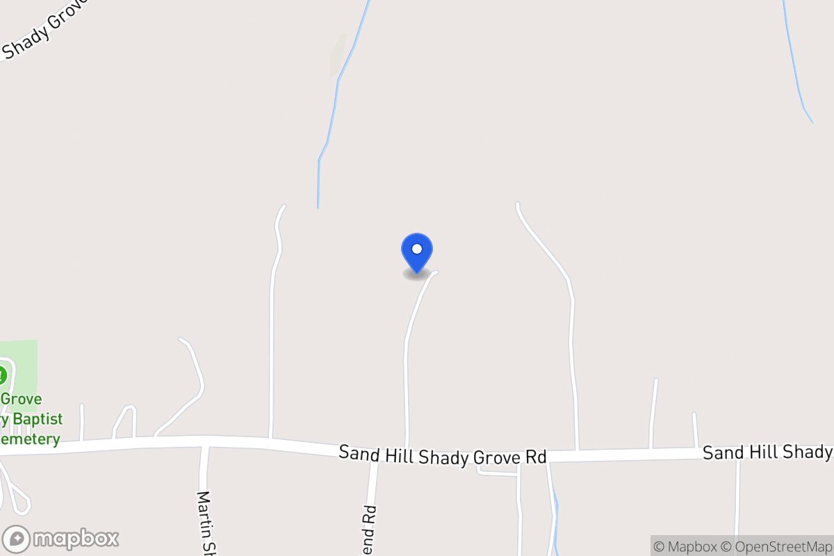 Map of 1095 Sandhill Shady Grove Rd