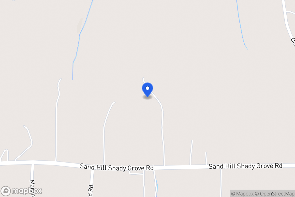 Map of 1013 Sandhill Shady Grove Rd