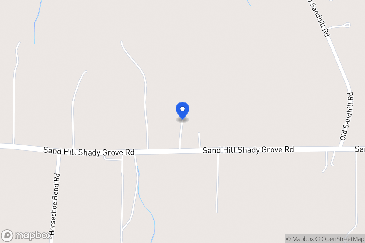Map of 959 Sandhill Shady Grove Rd