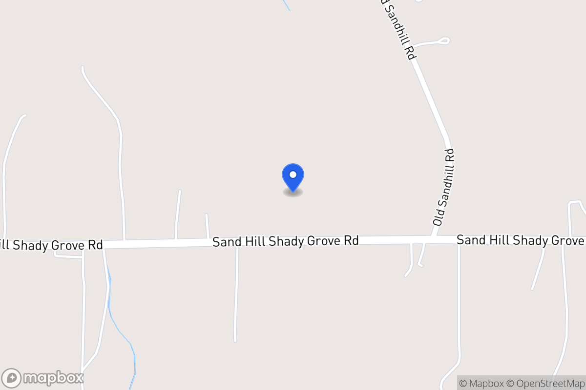 Map of Sandhill Shady Grove Rd