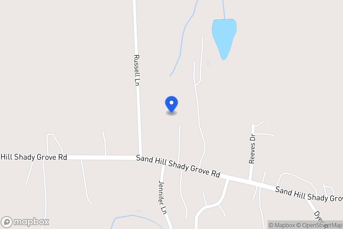 Map of 565 Sandhill Shady Grove Rd